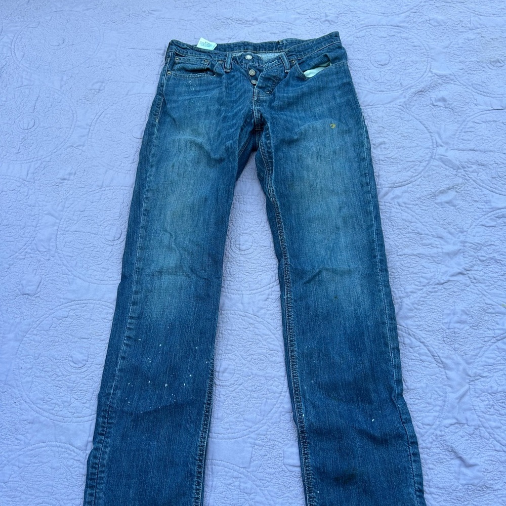 Levi's Blue Straight Jeans Classic Style